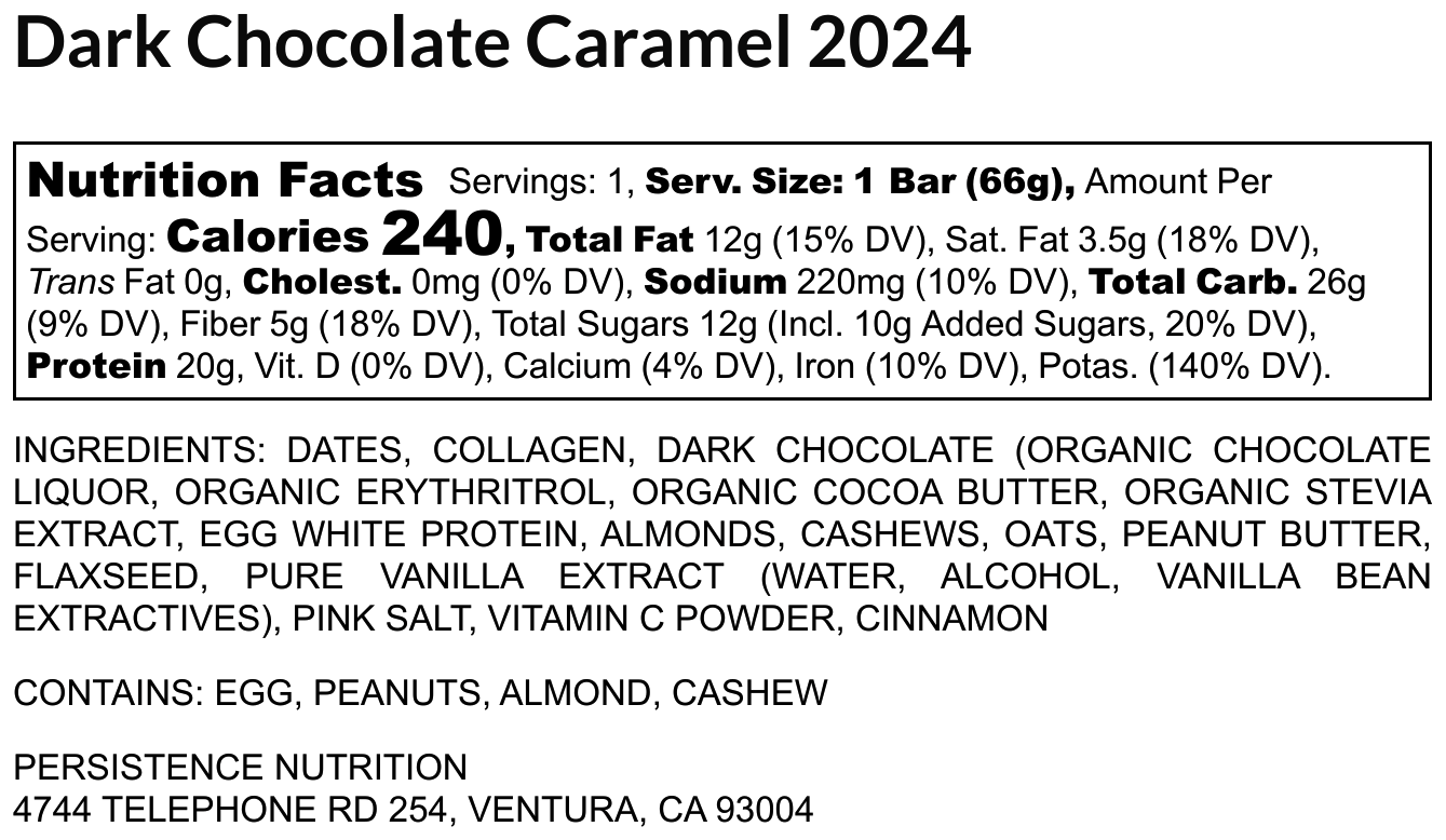 Dark Chocolate Caramel Protein Bar