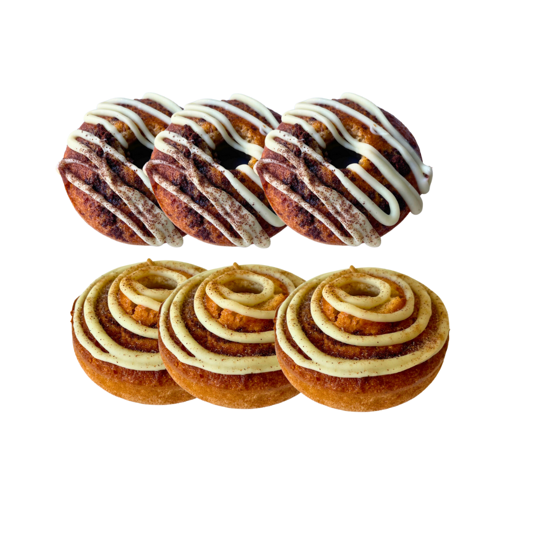 Coffee/Cinnamon Protein Donut Bundle - 6 Pack