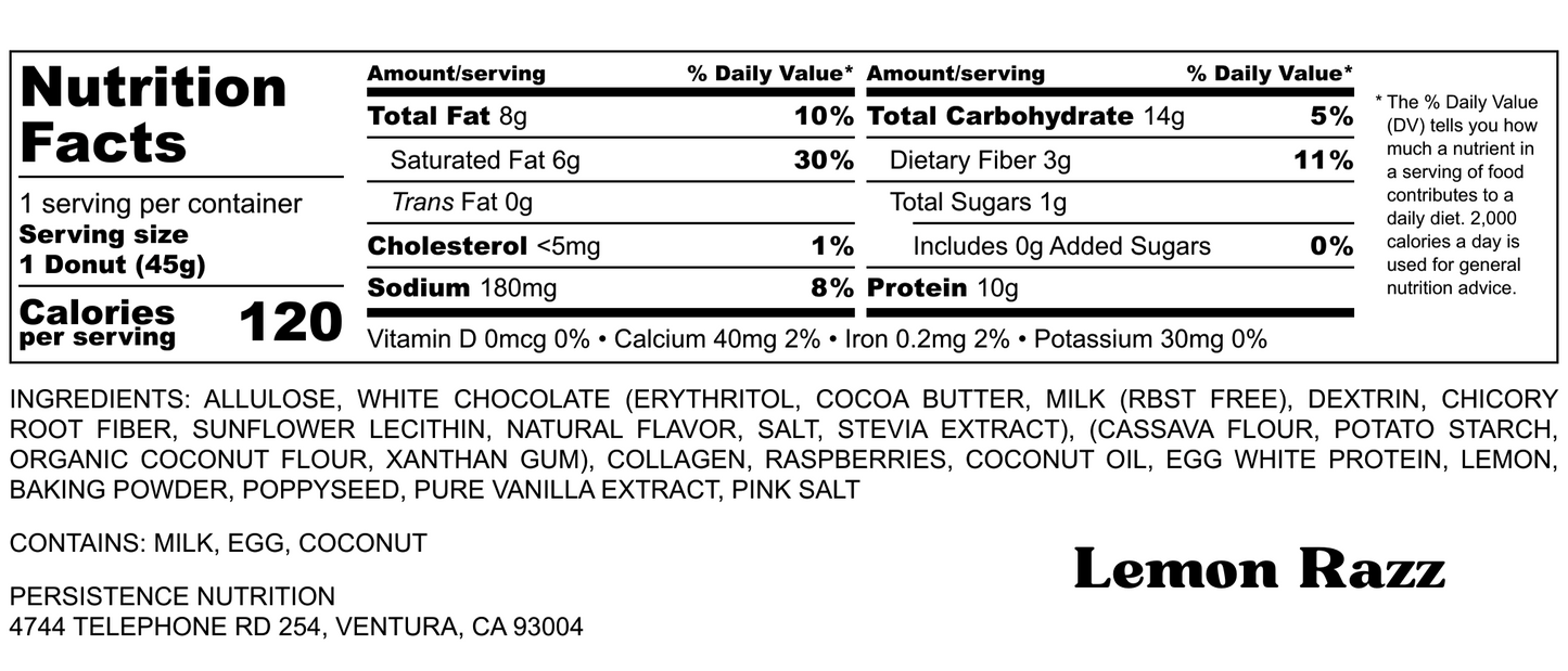 "Fruit Fiesta" Protein Bar/Donut Variety Bundle