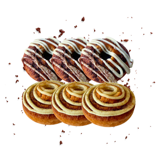 Coffee/Cinnamon Protein Donut Bundle - 6 Pack