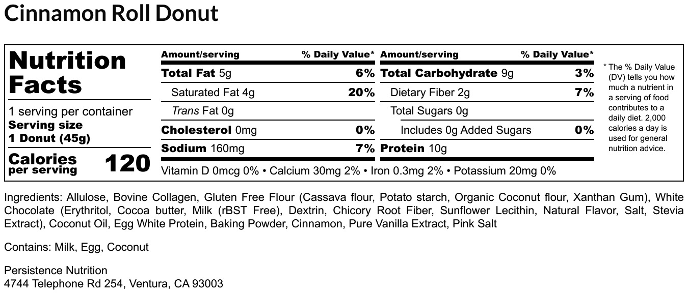 Protein Donut Variety (6 pack)